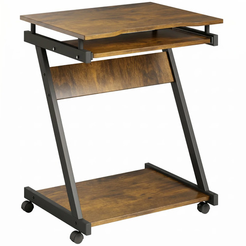 Homcom movable computer desk - homcom,